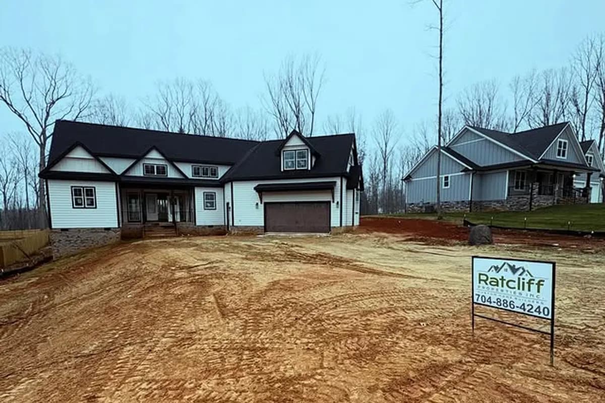 Ratcliff Properties new construction lot grading and lawn preparation in North Carolina